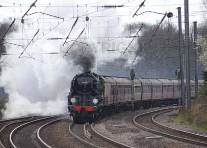 Purchase photo of 34046 BRAUNTON at Welham Green